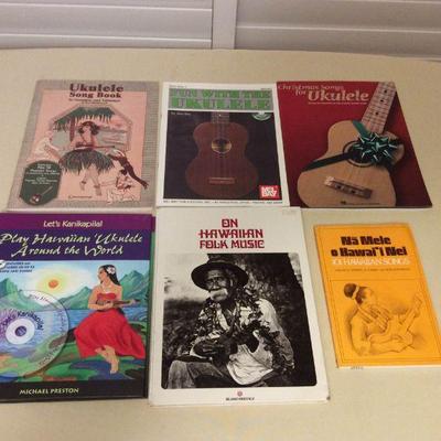 MCT030 Six Hawaiian Music & Ukulele Books