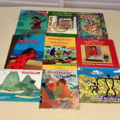 MCT022 Nine Hawaiian Childrenâ€™s Hardcover Books