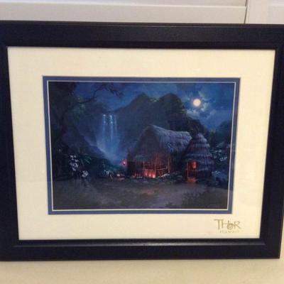 MCT172 Framed Scenic Hawaiian Picture By Thor Hawaii