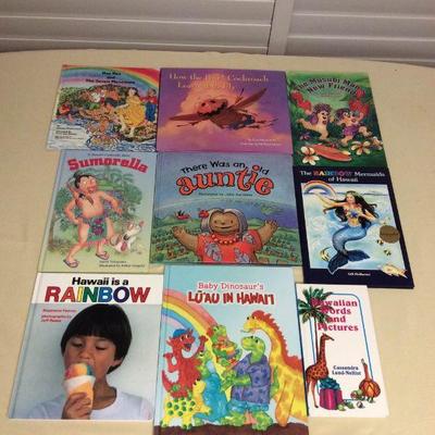 MCT068 Nine Hawaiian Childrenâ€™s Hardcover Books