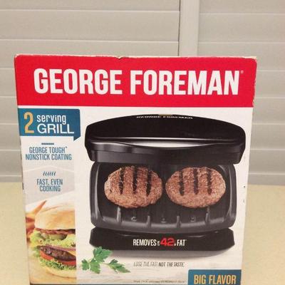 MCT026 George Foreman 2 Serving Grill New
