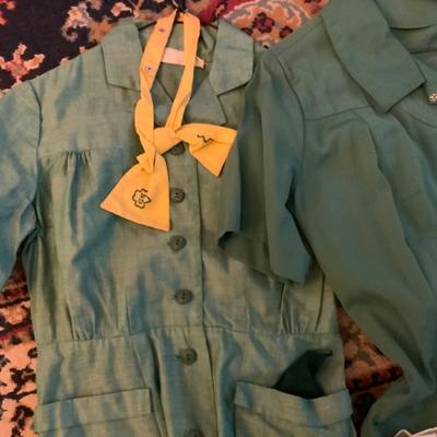 Girl Scout uniform.