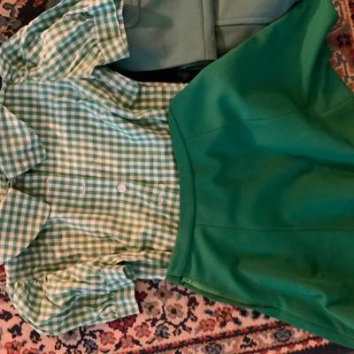 Girl Scout uniform.