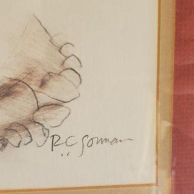 signed in pencil - RC GORMAN 