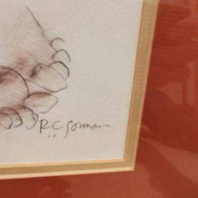 signed in pencil - RC GORMAN 