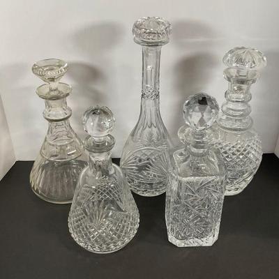 Collection of Decanters