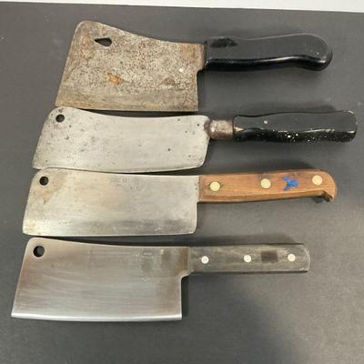 Collection of Meat Cleavers