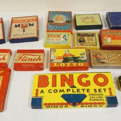 1104	VINTAGE GROUP OF ASSORTED BOXED GAMES
