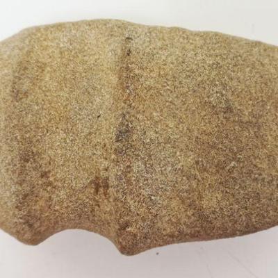 1224	NATIVE AMERICAN INDIAN ARTIFACT LARGE AXE HEAD, APPROXIMATELY 9 IN X 5 1/4 IN
