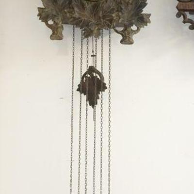 1020	ANTIQUE CUCKOO CLOCK, HAND MISSING, APPROXIMATELY 7 IN X 18 IN X 22 IN HIGH
