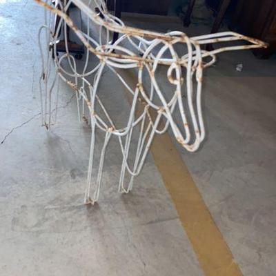 wire sculpture metal cow