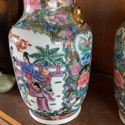 vintage oriental vase