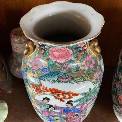 vintage oriental vase