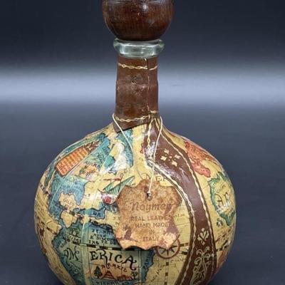 Leather Wrapped Decanter, Made in Italy