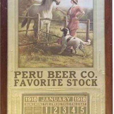 Lot 062 A   0 Bid(s)
Peru Beer Co. 1918 Calendar Framed