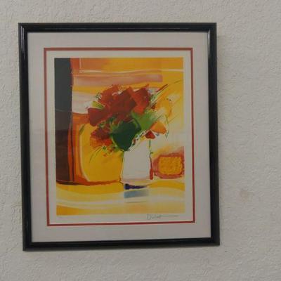 Signed/Matted/Framed Limited Edition Abstract Print - 19