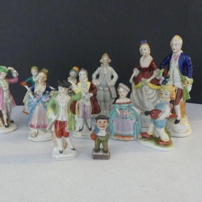 Vintage "Made in Occupied Japan" Porcelain Figurines - 12 in All