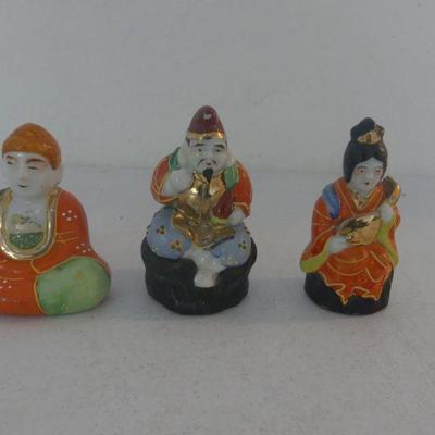 Vintage Set of 3 Moriage Figurines