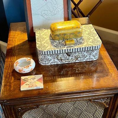 Small Asian side table
