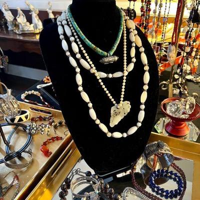 Collection of fine and costume jewelry
