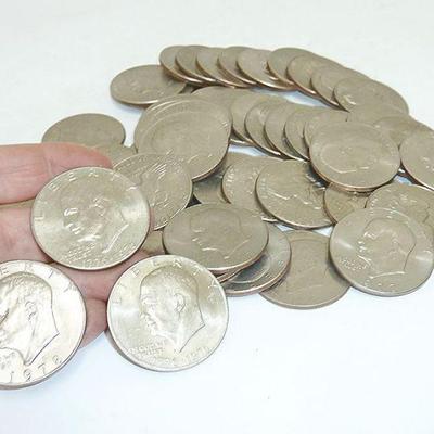 Eisenhower dollars (50) 2 lots