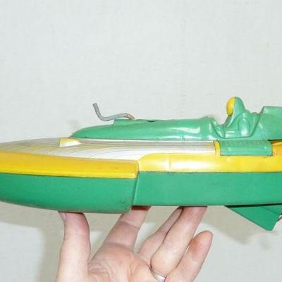 Early signed IDEAL toy boat