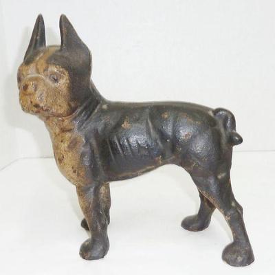 Left face B Terrier doorstop