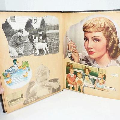Interesting vintage scrapbook