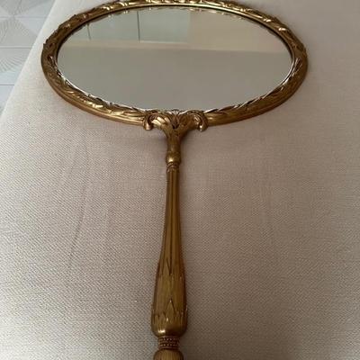 Handled wall mirror 