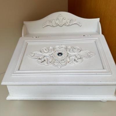 White storage box