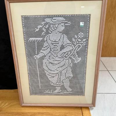 Crocheted picture