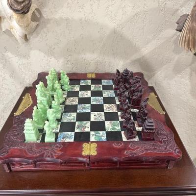 soapstone chess set Japan 