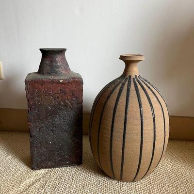 WWS029- (2) Ornate Vases
