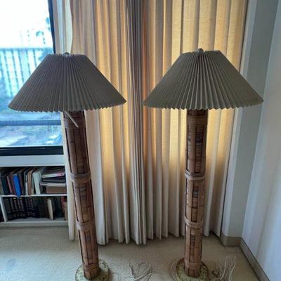 WWS004- Bamboo Floor Lamps