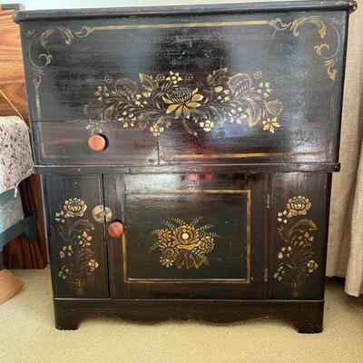 WWS065- Vintage Hand Painted Chest On Chest 