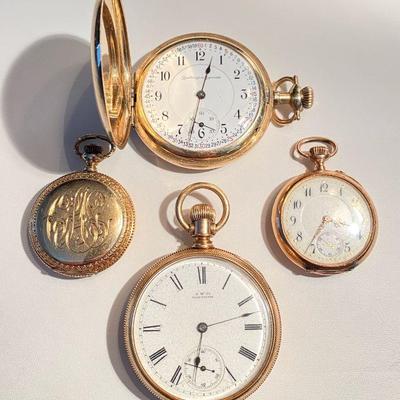 Burlington Special pocket watch with solid gold case