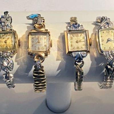 Selection of 10k gold watches