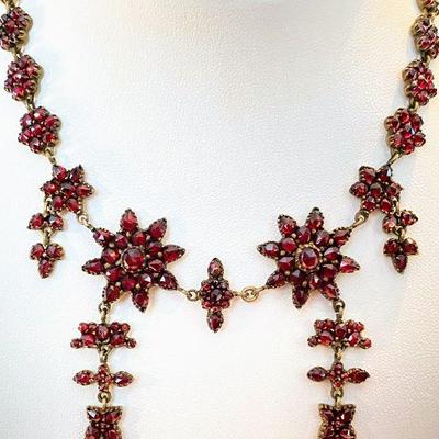 Garnet necklace