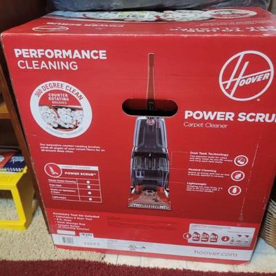 Brand new in the box, Hoover power scrub