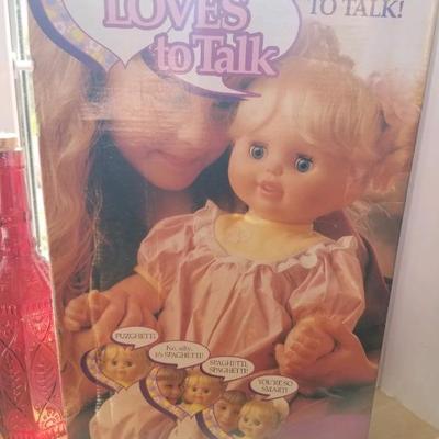 Baby Loves to Talk doll in original box