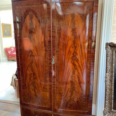FLAME front mahogany cabinet
