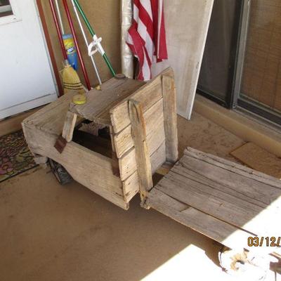 100 year old Tahamara Indian toy truck.