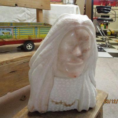 Native stone carving