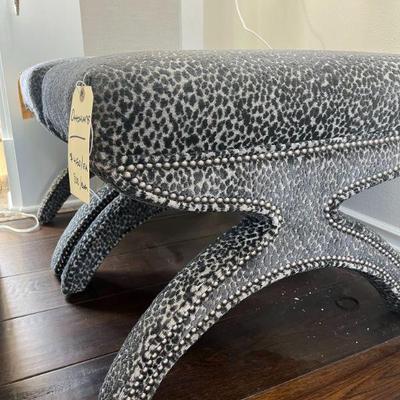 Animal Print Bench Seat / Ottoman $450/ea
$800/both
23
