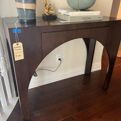 Wood Console w/1-drawer $1000 