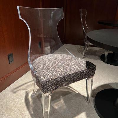 Acrylic Chairs w/upholstered seats $800/ea | $1500 set of 2 obo
22