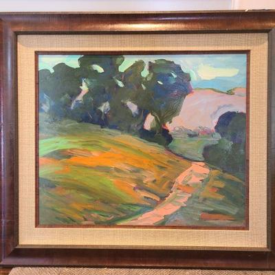 Original Signed Landscape Oil Painting $800