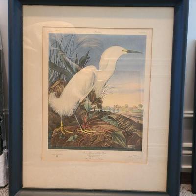 Framed Egret Print $350 
