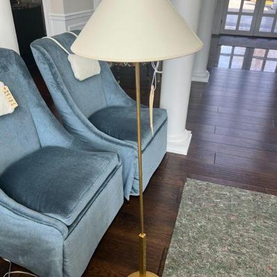 LAMP SOLD - CHAIRS AVAILABLE

Brass Floor Lamp Natural Paper Shade $300
14