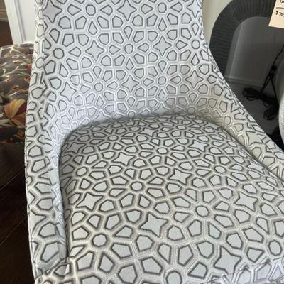 Accent Chair $700
22w x 41tall  x19 seat h x 20d seat (table sold)